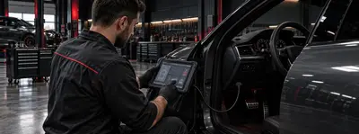 Diagnosis electrónica de un automóvil en el taller
